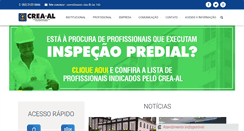 Desktop Screenshot of crea-al.org.br